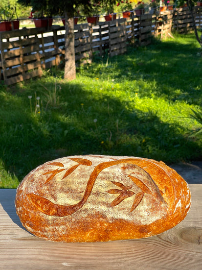 Пшенично ръжен хляб с квас